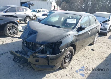 2014 Nissan Sentra Sv z USA, uszkodzony, nr VIN 3N1AB7AP3EY225158